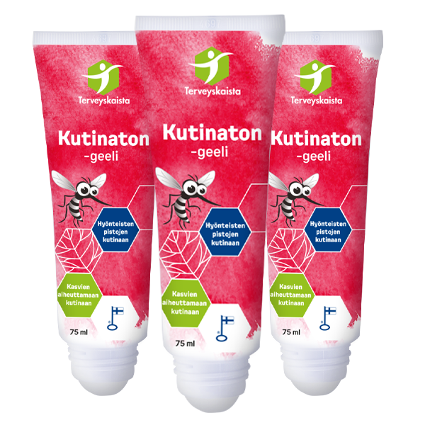 Kutinaton-geeli 75 ml 3 kpl PAKETTITARJOUS!