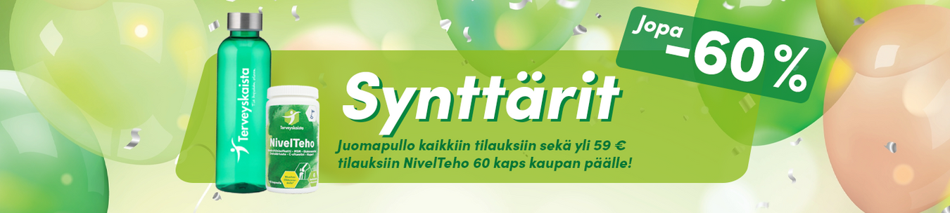 synttäri alennukset ja tarjoukset