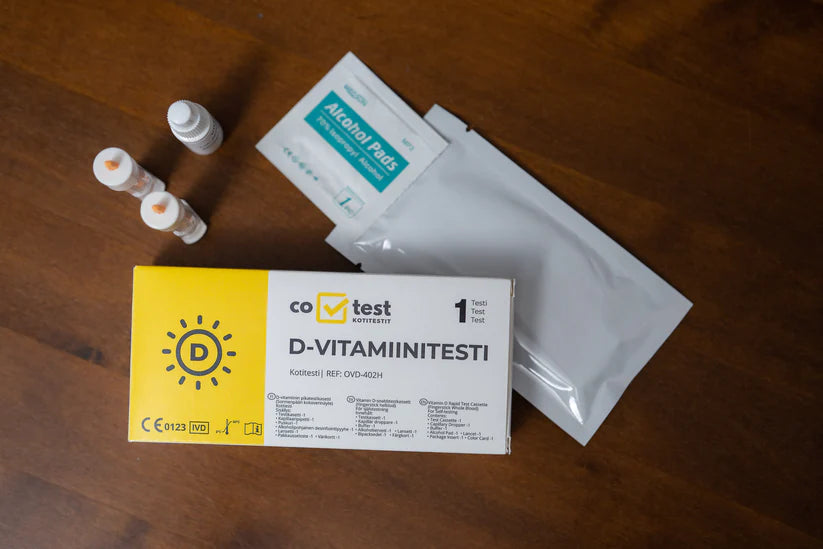 D-vitamiinitesti 3 kpl PAKETTITARJOUS!
