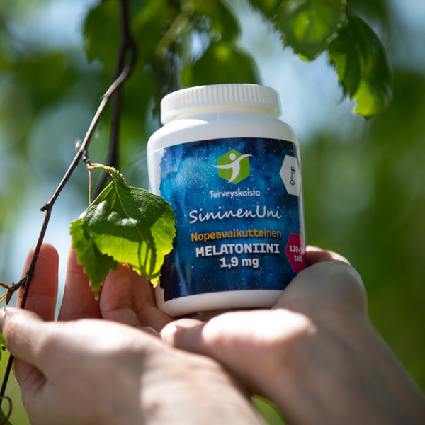 Paras melatoniini Terveyskaistan Sininenuni. Nopeavaikutteinen melatoniini.