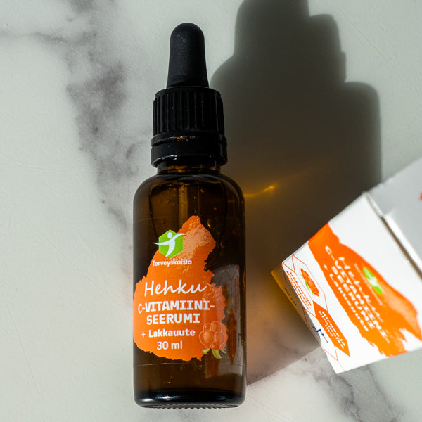 Hehku C-vitamiiniseerumi + Lakkauute 30 ml 3 kpl PAKETTITARJOUS!