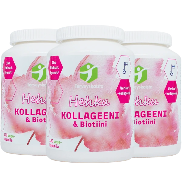 HEHKU Kollageeni & Biotiini 3 kpl TARJOUS