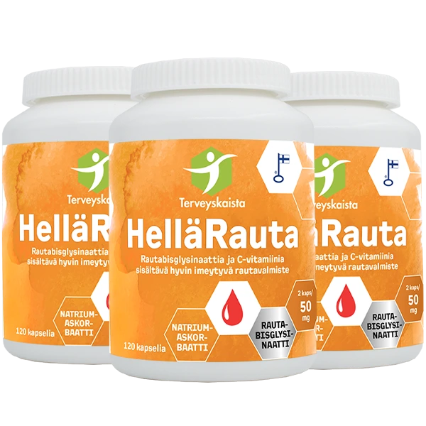 HelläRauta 50 mg 120 kaps 3 kpl PAKETTITARJOUS!
