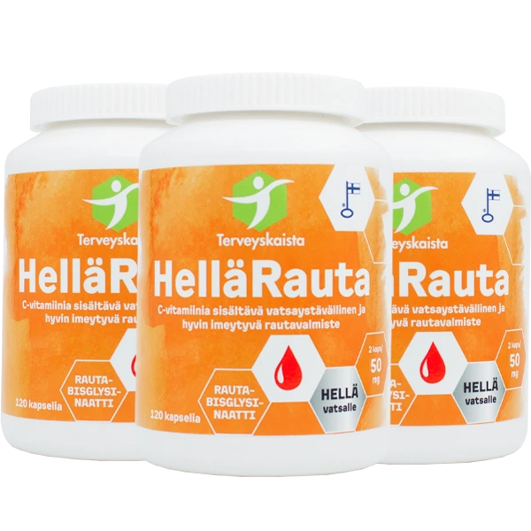 HelläRauta 50 mg 120 kaps 3 kpl PAKETTITARJOUS!