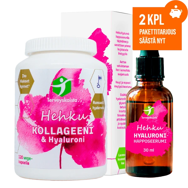 Hyaluroni-tehopaketti iholle
