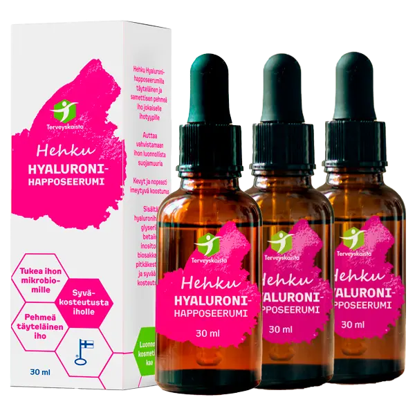 Hehku Hyaluronihapposeerumi 30 ml 3 kpl PAKETTITARJOUS!