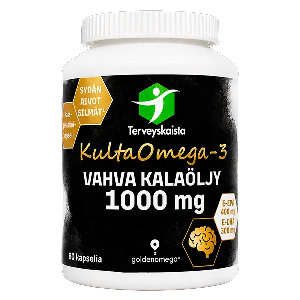 KultaOmega-3 Vahva Kalaöljy 1000 mg 60 kaps