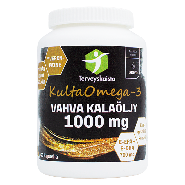 KultaOmega-3 kalaöljy 60 kaps.