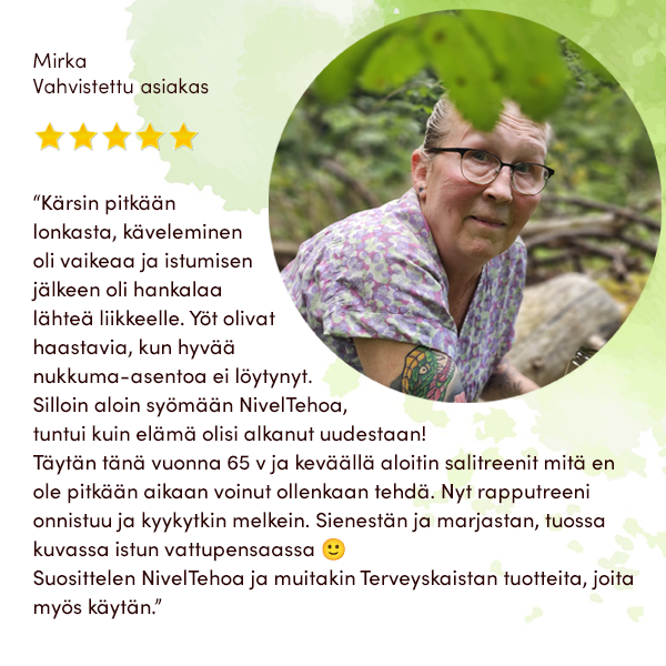 NivelTeho 120 kaps. 3 kpl PAKETTITARJOUS!