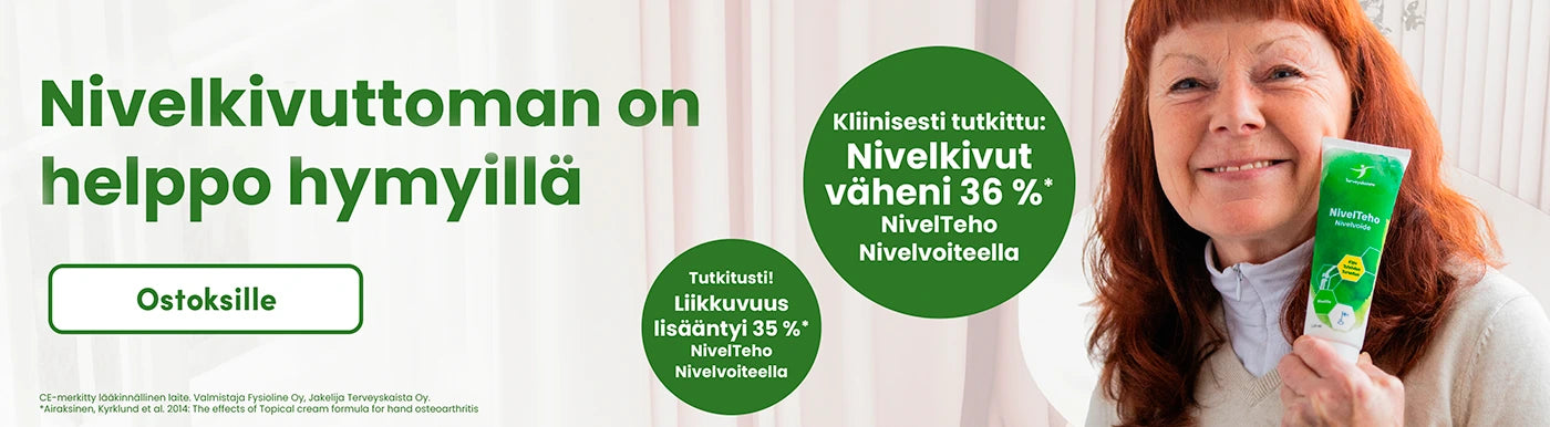 Nivelkivuttoman on helppo hymyillä