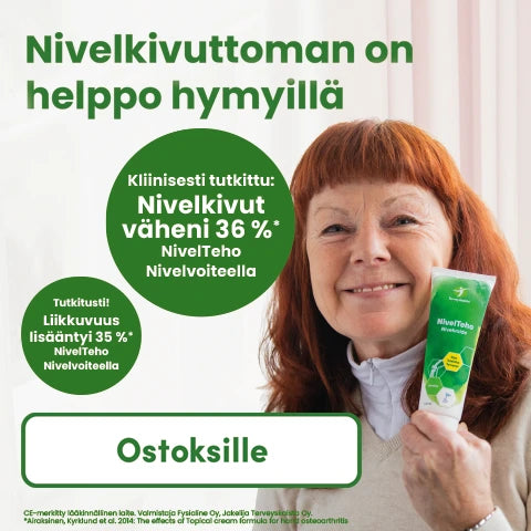 Nivelkivuttoman on helppo hymyillä