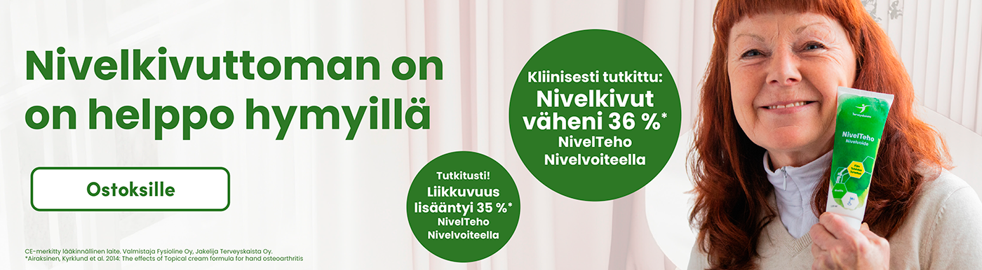 Nivelkivuttoman on helppo hymyillä