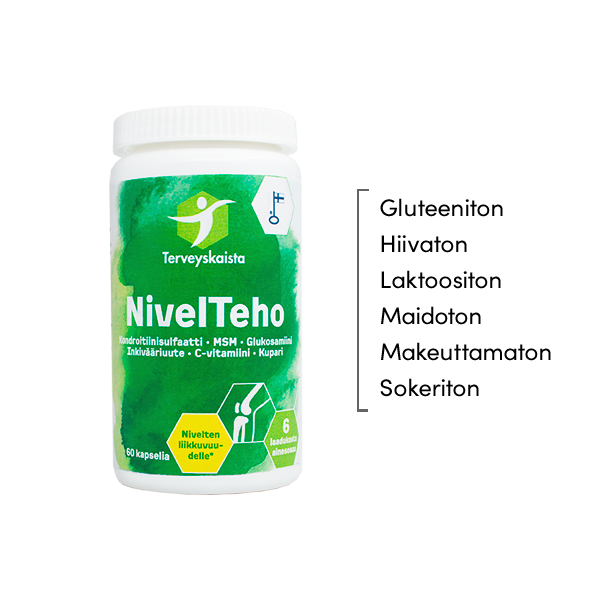 NivelTeho 60 kaps. 3 kpl PAKETTITARJOUS!