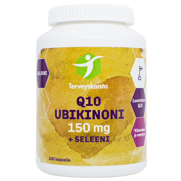 Q10 Ubikinoni + seleeni