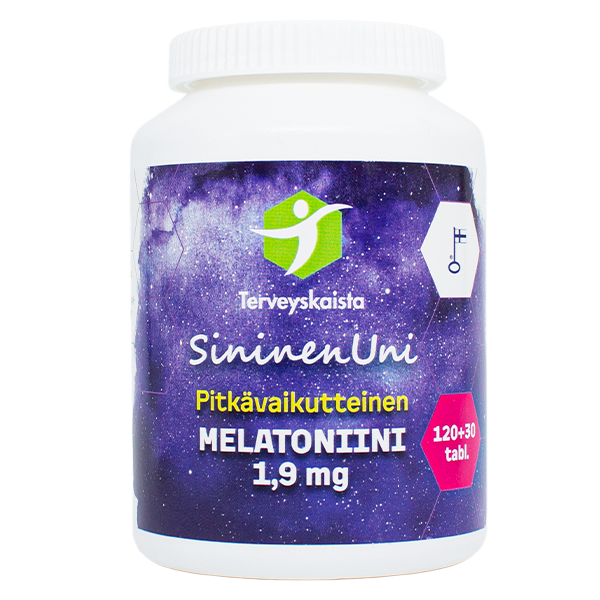 SininenUni melatoniini pitkävaikutteinen