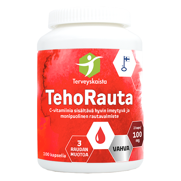 TehoRauta 100 mg 100 kaps