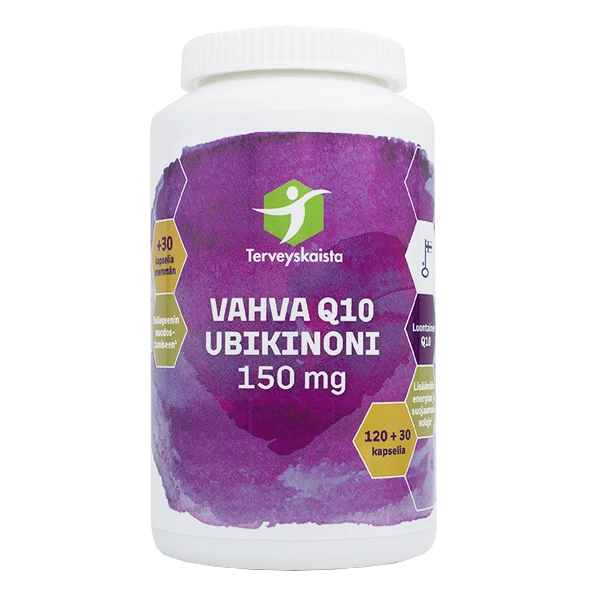 Ubikinoni 150 mg, +30 kaps. kaupan päälle!