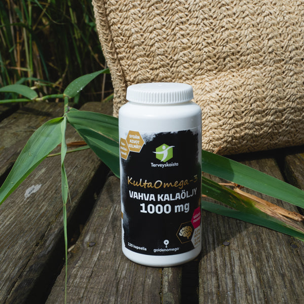 KultaOmega-3 Vahva Kalaöljy 1000 mg 120 kaps