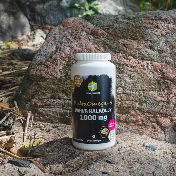 KultaOmega-3 Vahva Kalaöljy 1000 mg 120 kaps