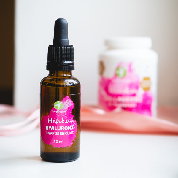 hyaluronihapposeeruni kasvojen iholle ja kaulalle