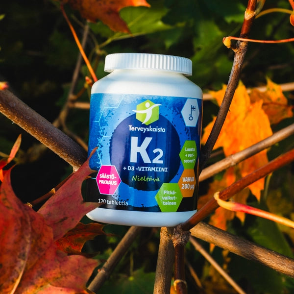 K2 + D3 -vitamiini vahva 200 µg