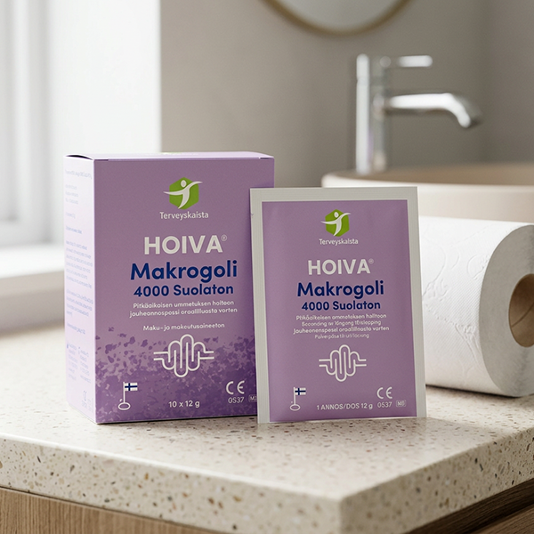 Terveyskaista HOIVA® Makrogoli 4000 suolaton 10x12g