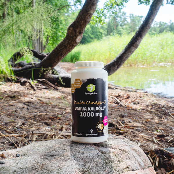 KultaOmega-3 Vahva Kalaöljy 1000 mg 120 kaps