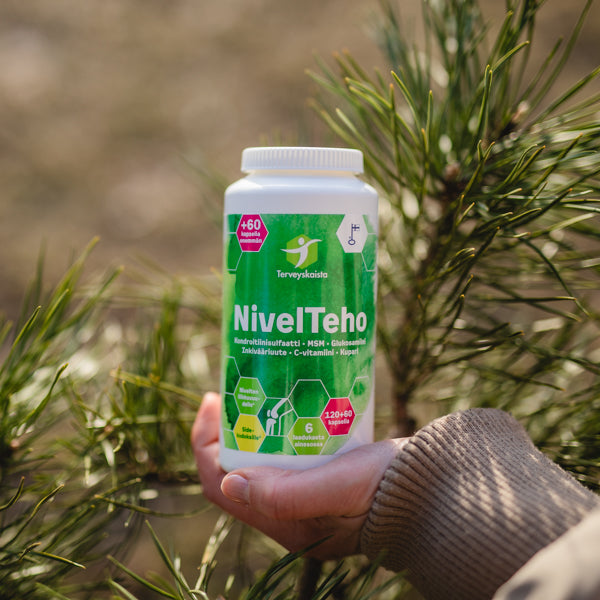 Paras niveltuote nivelkipuun

NivelTeho ravintolisä 